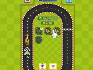 Spel Tomgångs samman bil och lopp på nätet