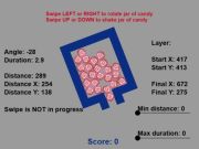 Spel Candy Shake Shake Gravity Pussel på nätet