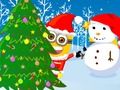 Spel Minions jul snöbollkrig på nätet