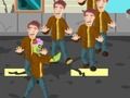 Spel Zombies attackerar på nätet