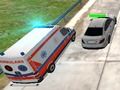Spel Ambulansräddningsvägen Race  på nätet