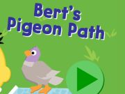 Spel 123 Sesam Street: Bert's Pigeon Path  på nätet