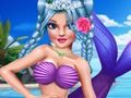 Spel Prinsessa sjöjungfru makeupstil på nätet