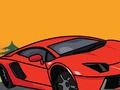 Spel Lamborghini målarbok på nätet