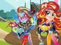 Spel Tjejer från Equestria. Vänskapsspel: Motocross  på nätet