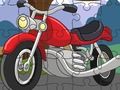 Spel Cartoon Motorcycle Jigsaw  på nätet