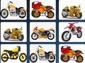 Spel Tecknade motorcyklar: För minne  på nätet
