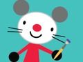 Spel Arty Mouse & Friends målarbok  på nätet