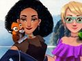 Spel Jasmine och Rapunzel på campingen  på nätet
