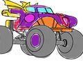 Spel Monster Truck målarbok  på nätet