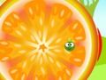 Spel Ricocheting orange på nätet
