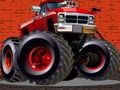 Spel Crazy Monster Trucks Puzzle på nätet