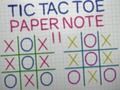 Spel Tic Tac Toe Paper Note II på nätet