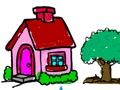 Spel Tillbaka till skolan: House Coloring Book  på nätet