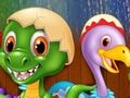 Spel Dinosaurier målarbok  på nätet