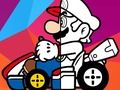 Spel Mario Driving målarbok  på nätet