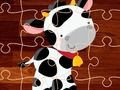 Spel Cartoon Farm Animals Pussel på nätet