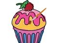 Spel Smaskig cupcake färg på nätet