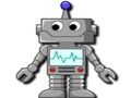 Spel Tecknad robotspår på nätet