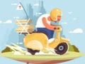 Spel City Scooter Rides Jigsaw på nätet