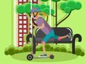 Spel Elektrisk skoter rider pussel  på nätet