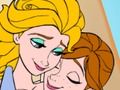 Spel Princess Sisters Coloring  på nätet