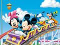 Spel Mickey i berg -och dalbana - Ställ in blocken  på nätet