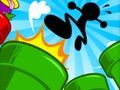 Spel Stickman studsande på nätet
