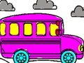Spel Skolbuss målarbok  på nätet