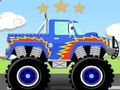 Spel Roliga Monster Trucks Jigsaw  på nätet