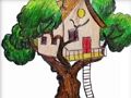 Spel Tree House målarbok  på nätet