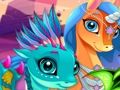 Spel Söta enhörningar och drakar Puzzle  på nätet