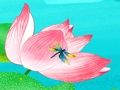 Spel Lotusblommor glider på nätet