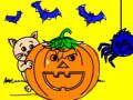Spel Halloween målarbok  på nätet