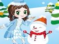 Spel En prinsessa och en snögubbe  på nätet