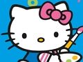 Spel Färg efter nummer med Hello Kitty  på nätet
