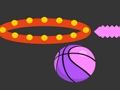 Spel Dunk Ball sköt hoop basket hit på nätet
