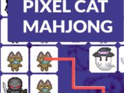 Spel Pixel katt mahjong  på nätet