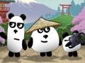 Spel 3 pandor i Japan HTML5  på nätet
