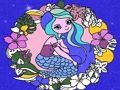 Spel Sjöjungfrun målarbok glitter på nätet Spel Sjöjungfrun målarbok glitter på nätet