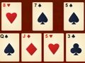 Spel Solitaire topp och botten  på nätet