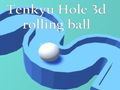 Spel Tenkyu Hole 3d rullande boll  på nätet