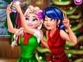 Spel Nyckelpiga Och Elsa Xmas Selfie  på nätet