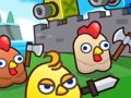 Spel Slå samman kanon: kycklingförsvar på nätet