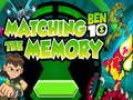 Spel Ben 10 som matchar minnet  på nätet