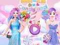 Spel Barbie och Elsa i Candyland  på nätet