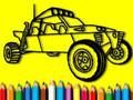 Spel Tillbaka till skolan: Rally Car Målarbok  på nätet