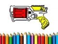 Spel Tillbaka till skolan: Nerf Målarbok  på nätet