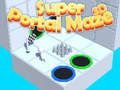 Spel Super Portal Maze 3D på nätet