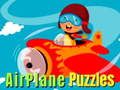 Spel Flygplans pussel  på nätet